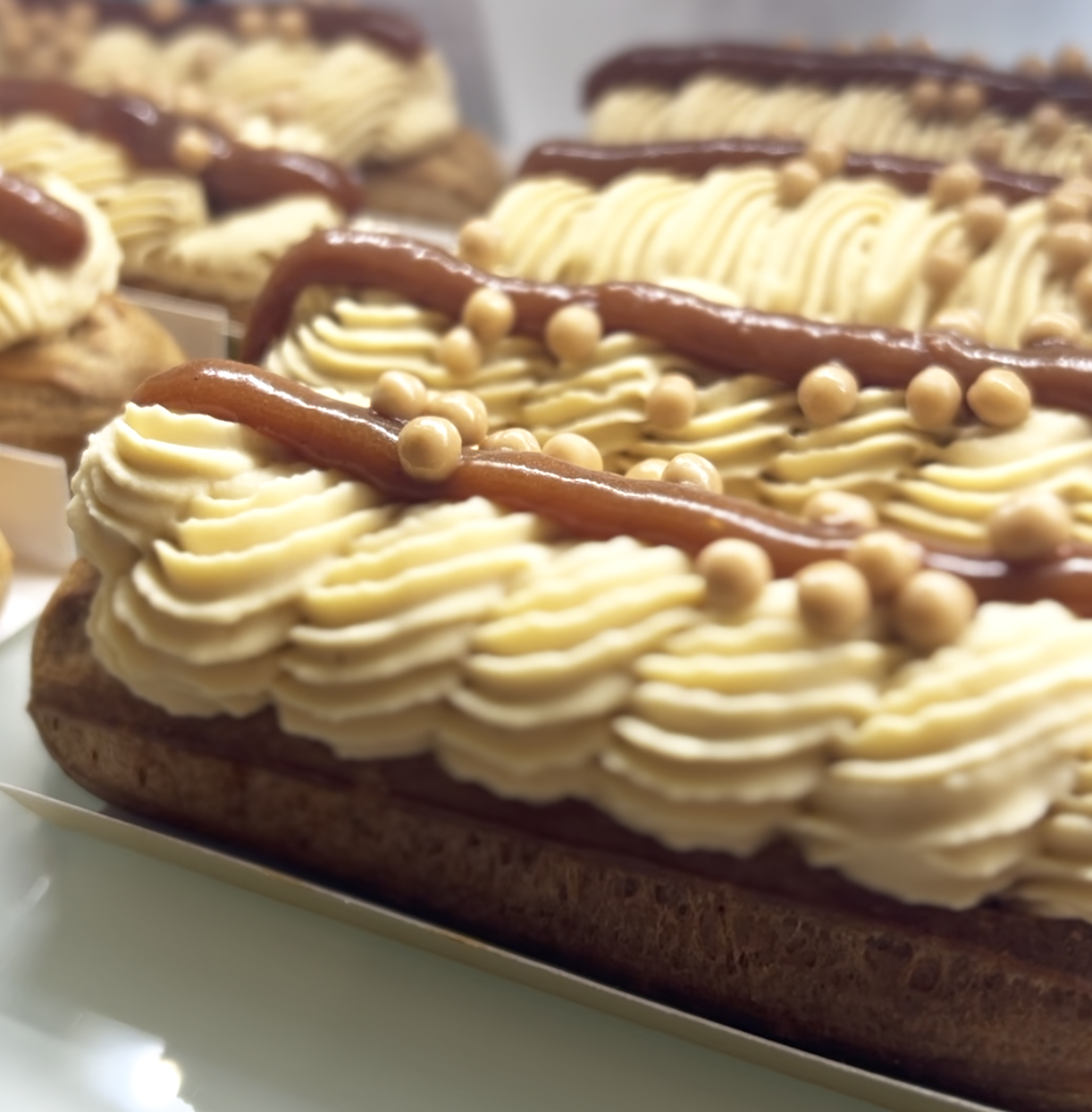 How to make Caramel Ganache for your eclairs